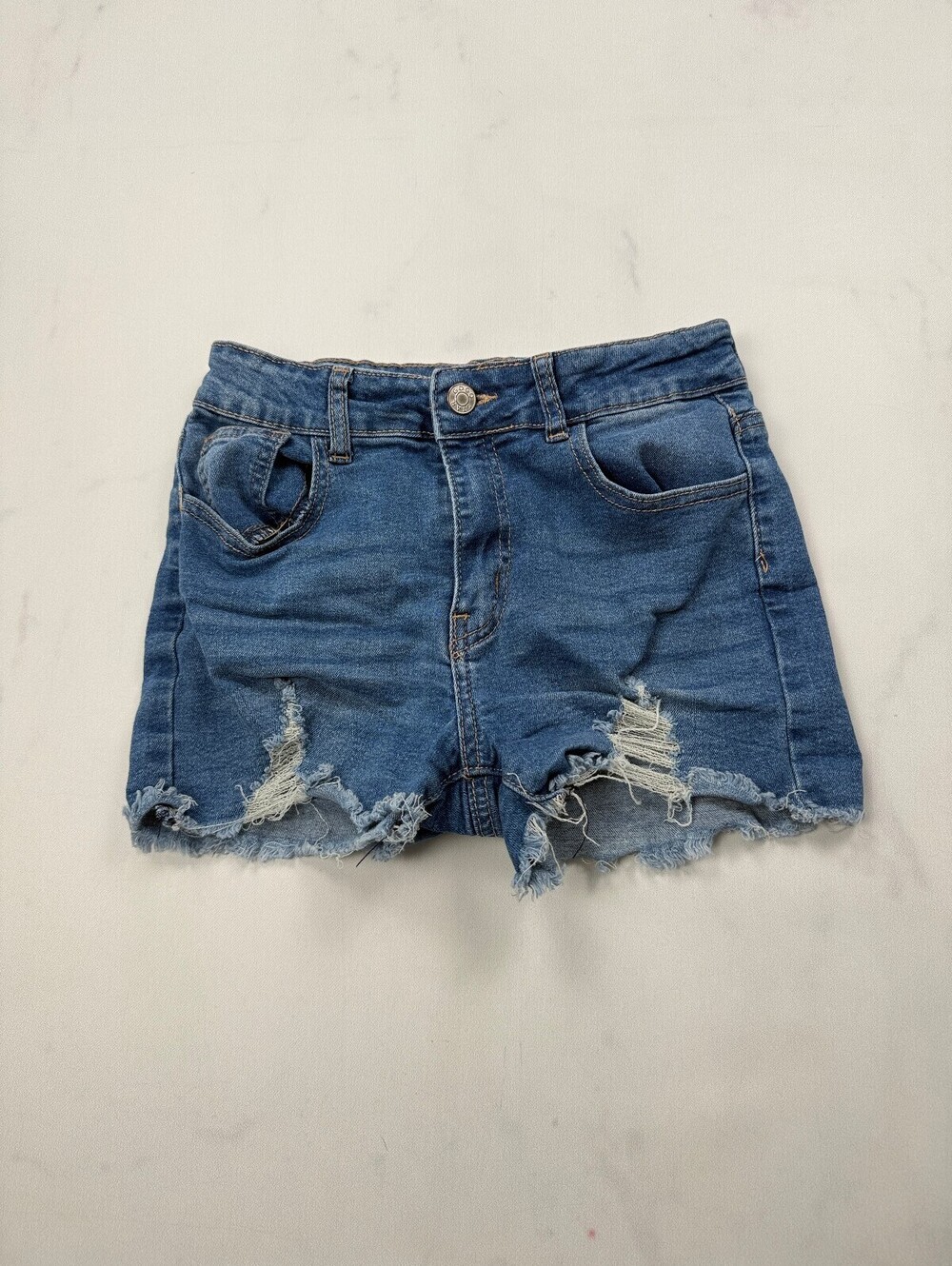 Gogo Star Denim Shorts Blue 90s VTG 90S Jeans - Kid 14